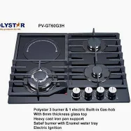 POLYSTAR BUILT IN GAS HOB PV-GT60G3H 3+1